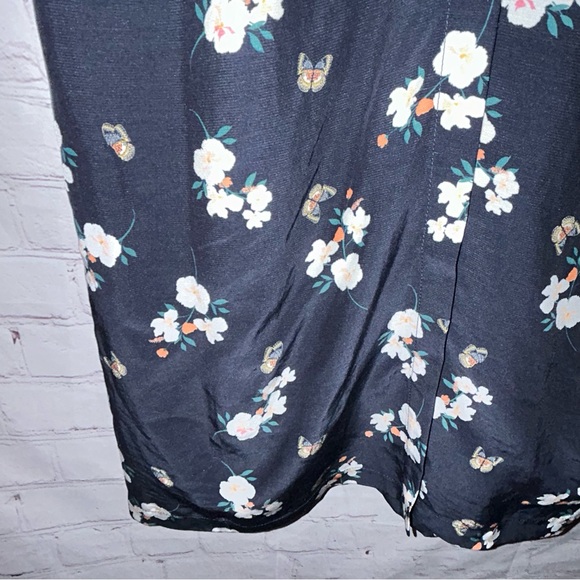 EMERSON FRY JUNEY BUTTON DRESS - BUTTERFLIES MARITIME Size XS - Picture 4 of 10